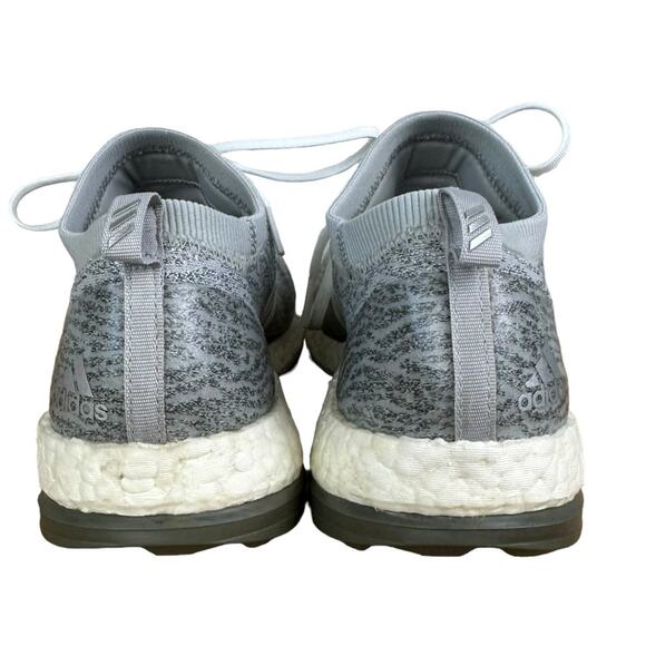 Adidas Pure Boost XG Gray Knit Running Shoes Size 8.5 - Picture 7 of 9